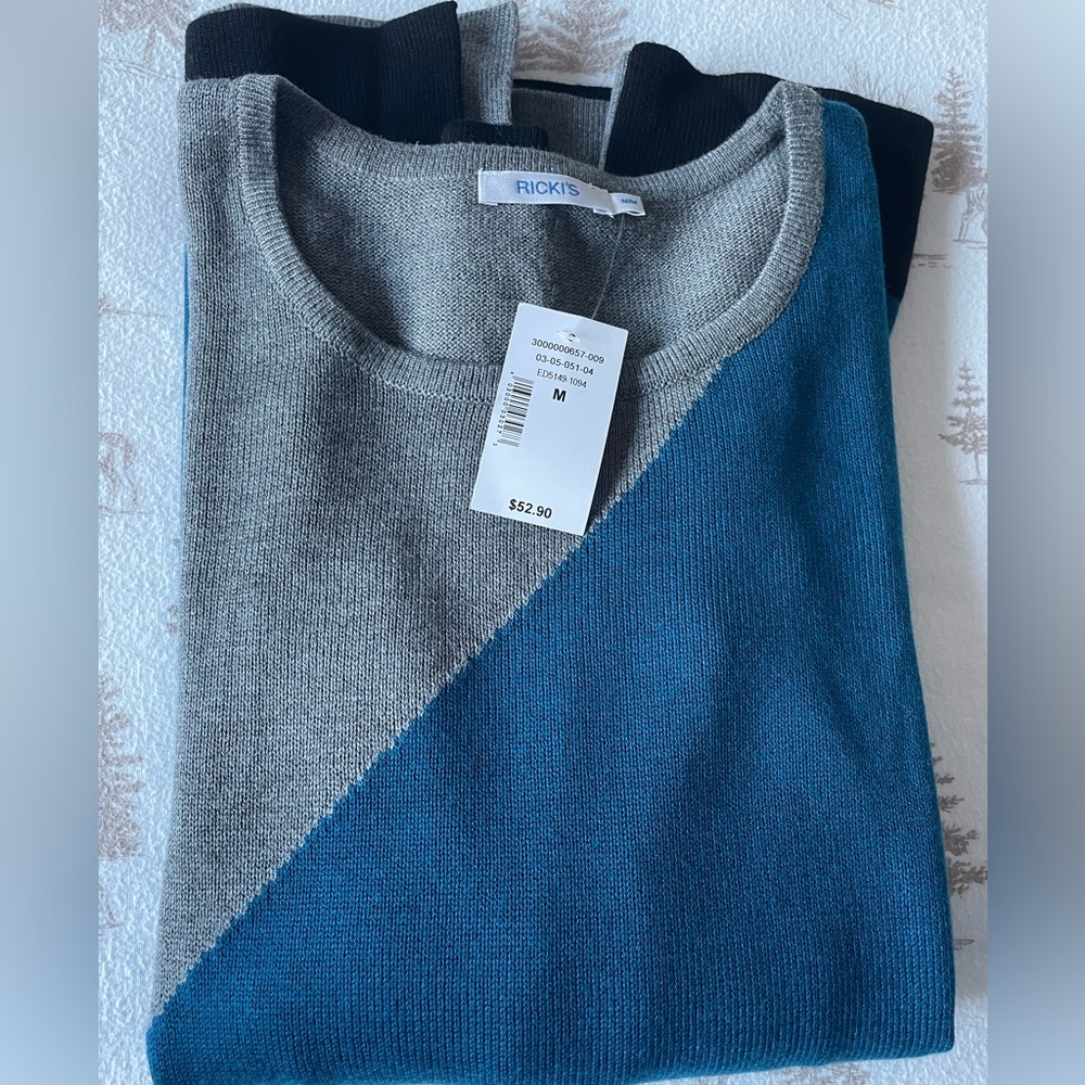 Ricki's Colourblock Tunic Sweater